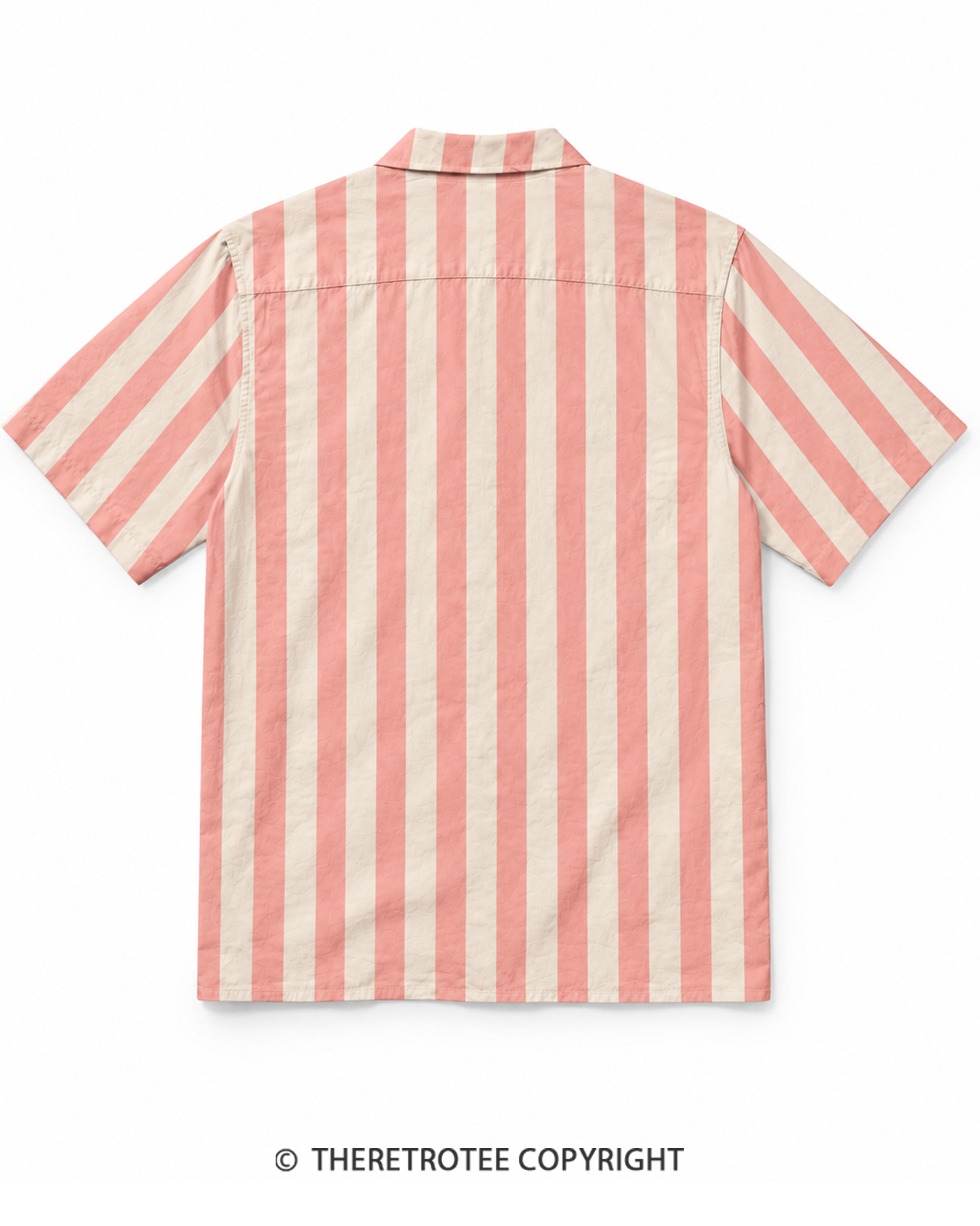 TheRetroTee Rainbow Stripe Vintage Hawaiian Shirt