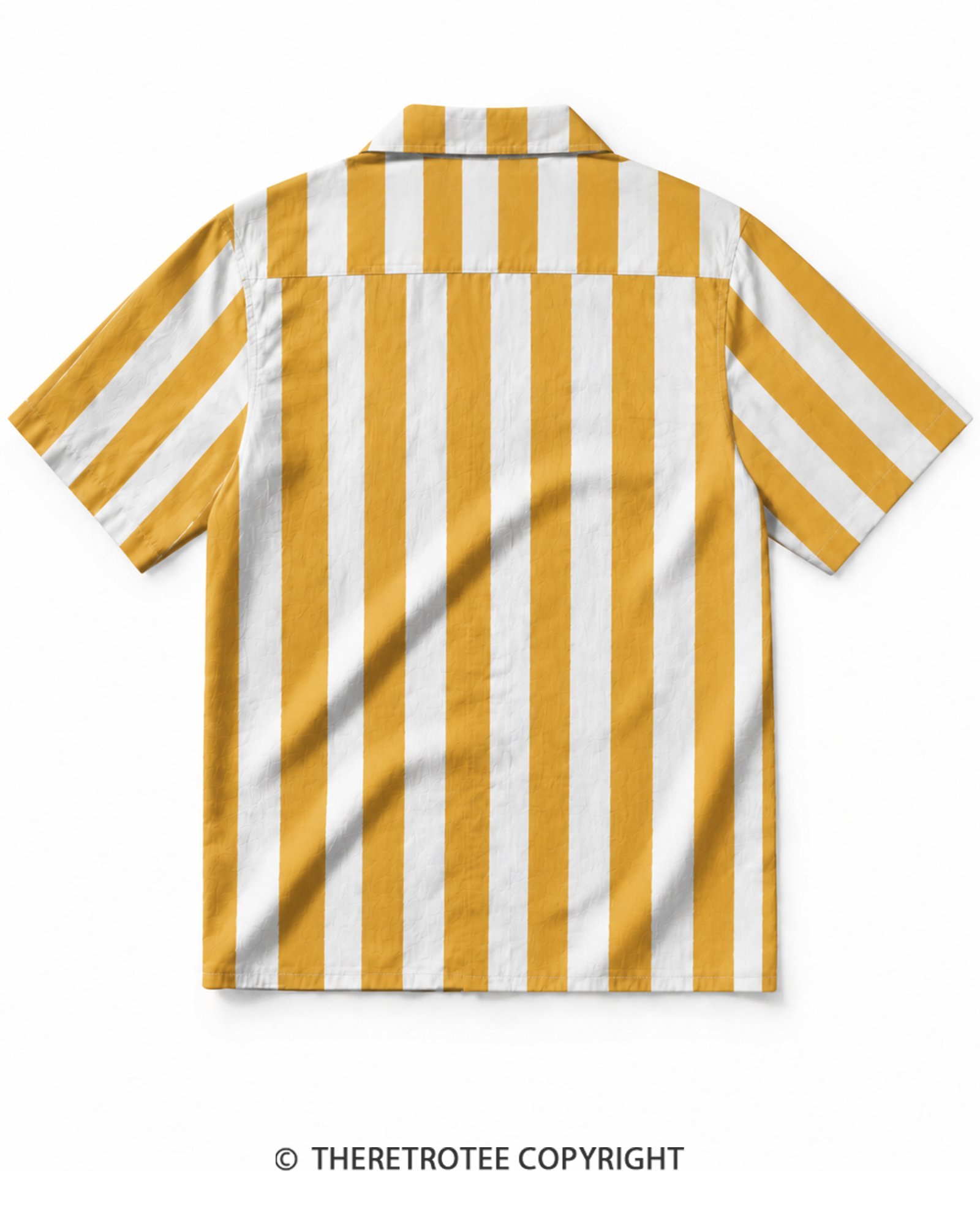 TheRetroTee Rainbow Stripe Vintage Hawaiian Shirt