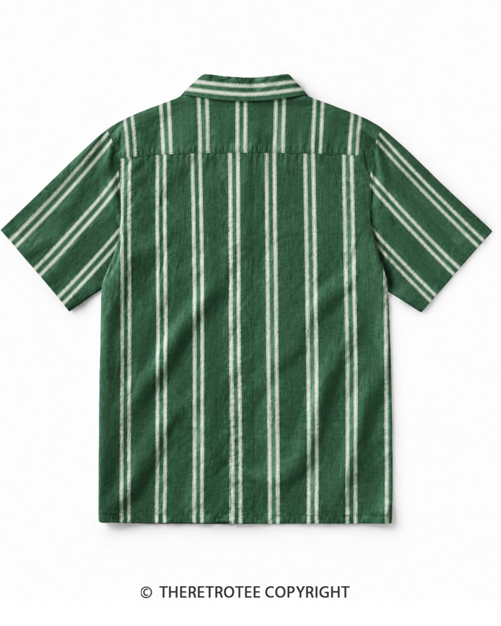 TheRetroTee Rainbow Stripe Vintage Hawaiian Shirt