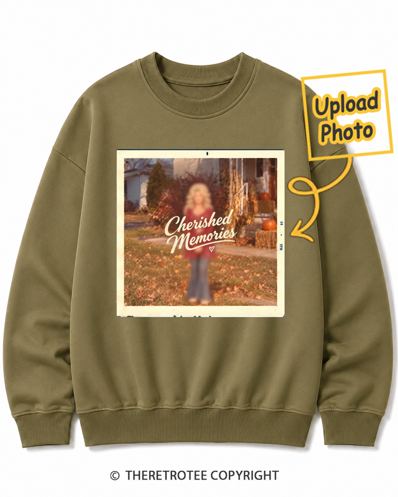 TheRetroTee Personalized Cherished Memories Sweatshirt
