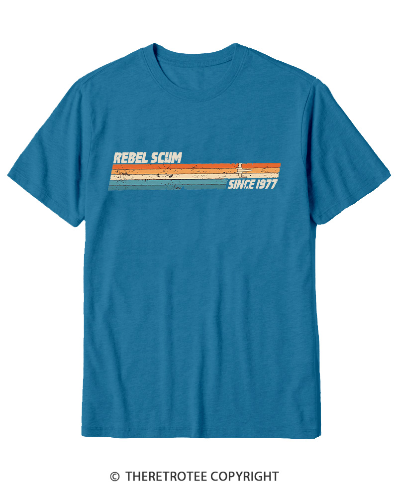 TheRetroTee Rebel Scum Leftist 1977 Cotton T-Shirt