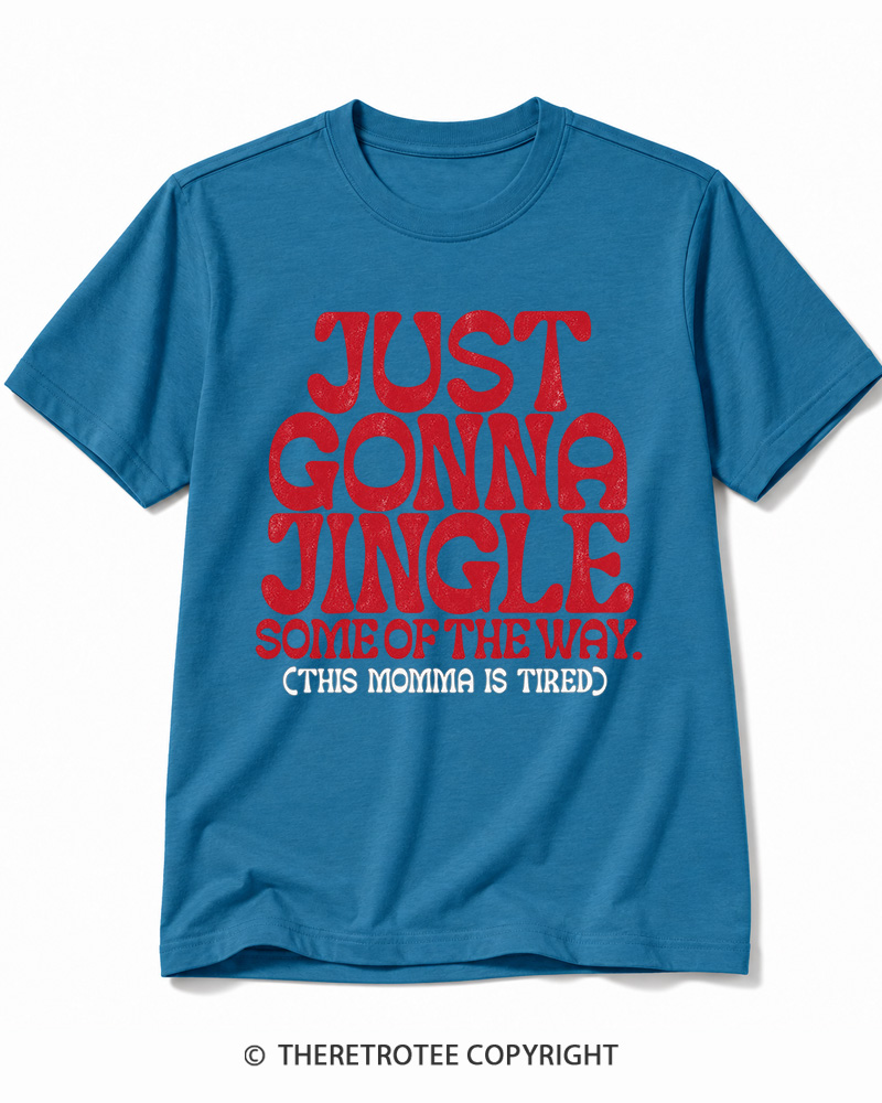 TheRetroTee Just Gonna Jingle 1970s Cotton T-Shirt