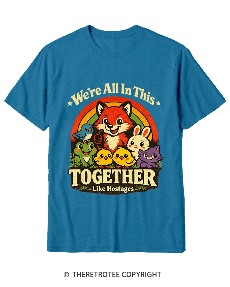 TheRetroTee We’re All In This Together  1970s Cotton T-Shirt