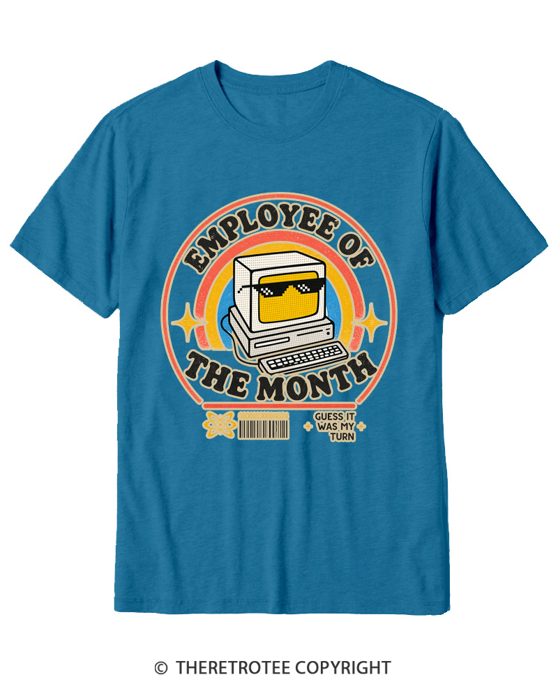 TheRetroTee Employee of the Month 1980s Cotton T-Shirt