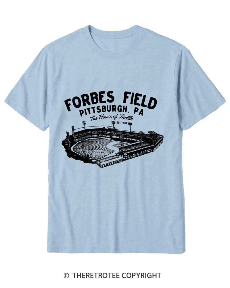 TheRetroTee Forbes Field was the home of the Pittsburgh Pirates Cotton T-Shirt