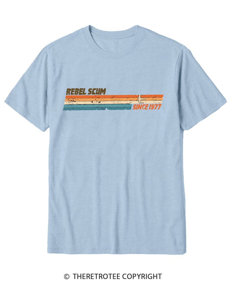 TheRetroTee Rebel Scum Leftist 1977 Cotton T-Shirt