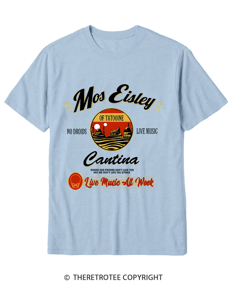 TheRetroTee Live Music All Week 1980s Cotton T-Shirt