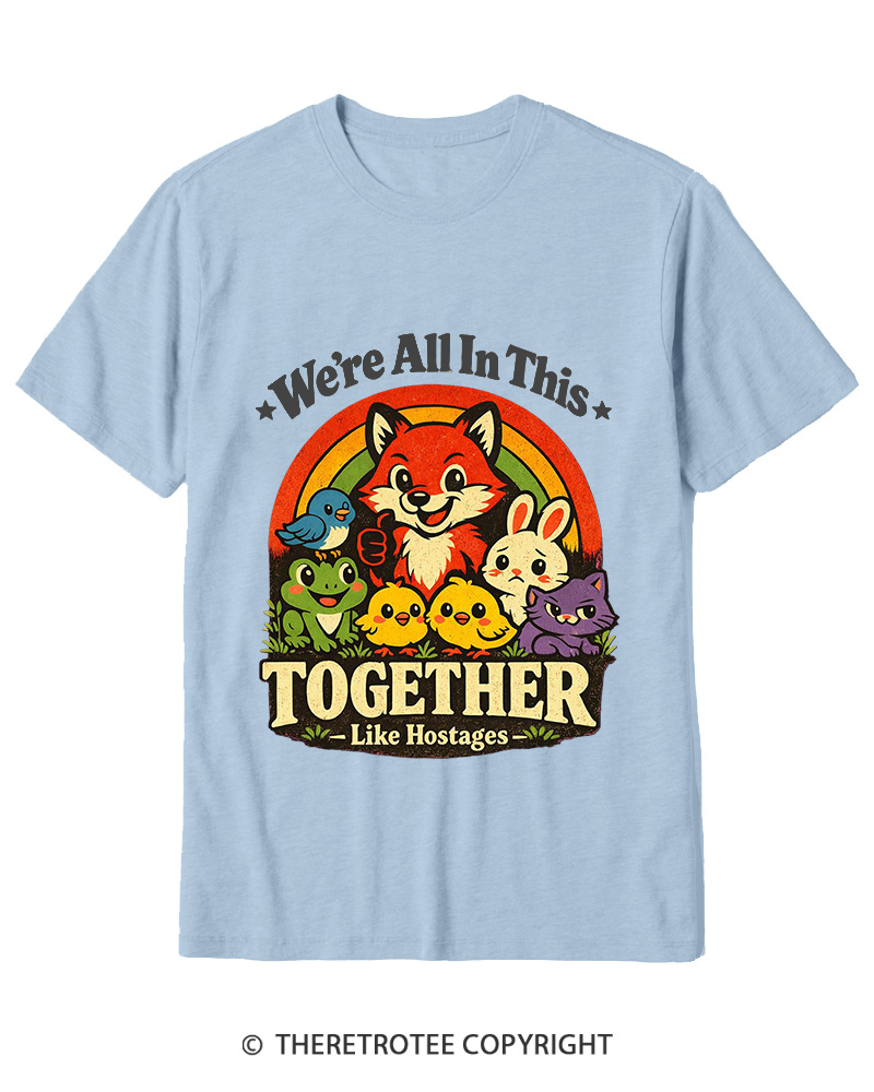 TheRetroTee We’re All In This Together  1970s Cotton T-Shirt