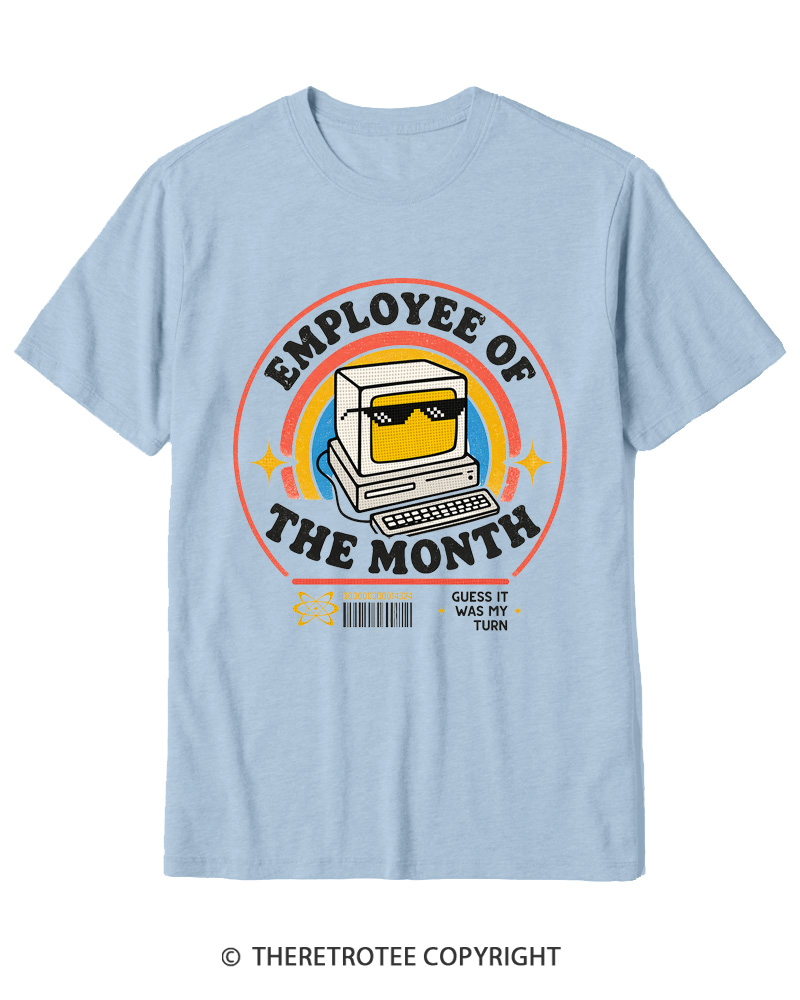 TheRetroTee Employee of the Month 1980s Cotton T-Shirt