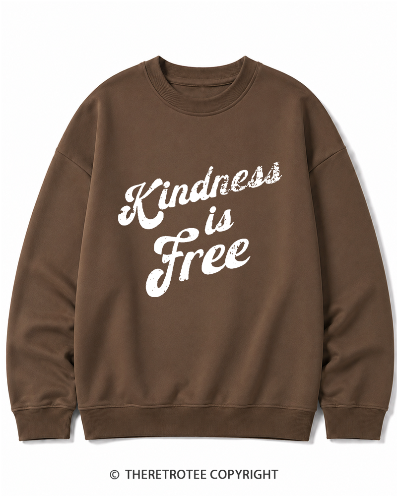 TheRetroTee Be Kind 1960s Cotton Sweatshirt