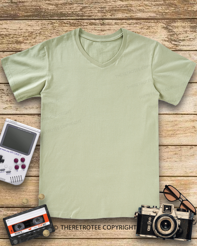 TheRetroTee Donut Worry  V-neck T-Shirt