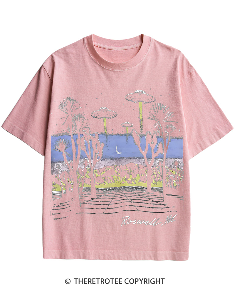 TheRetroTee Roswell Vintage 1950s Cotton T-Shirt