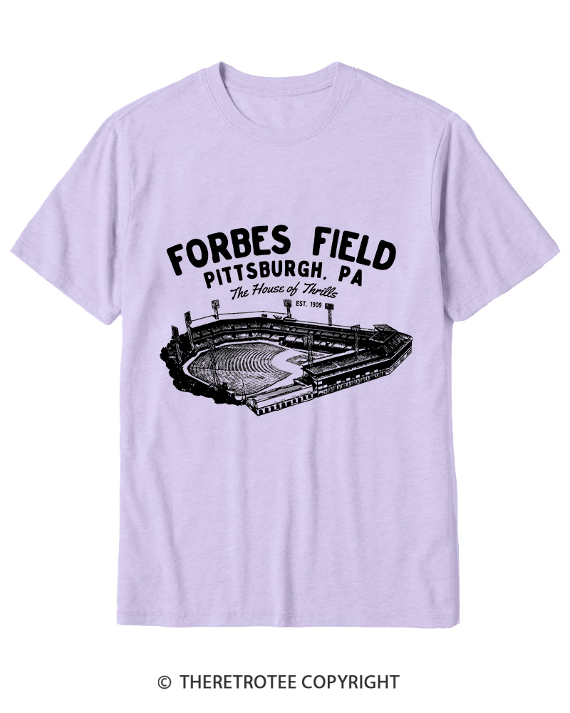 TheRetroTee Forbes Field was the home of the Pittsburgh Pirates Cotton T-Shirt