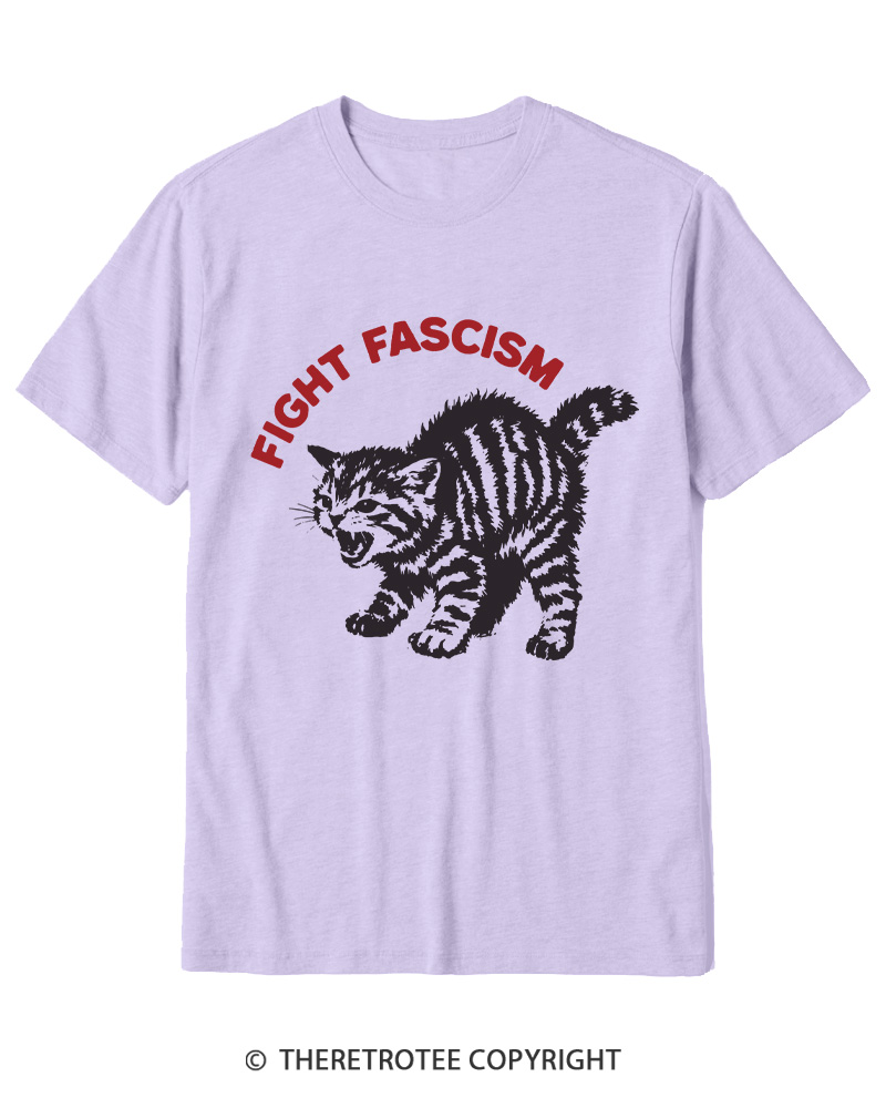 TheRetroTee Fight Fascism 1970s Cotton T-Shirt