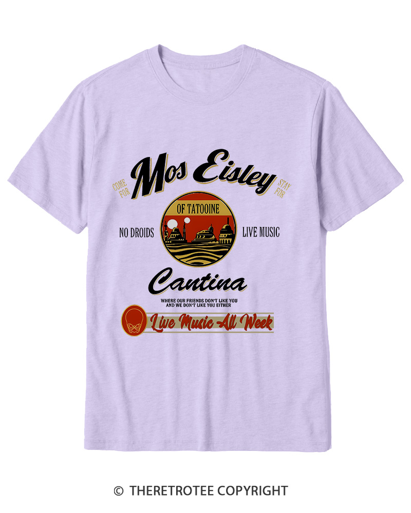 TheRetroTee Live Music All Week 1980s Cotton T-Shirt