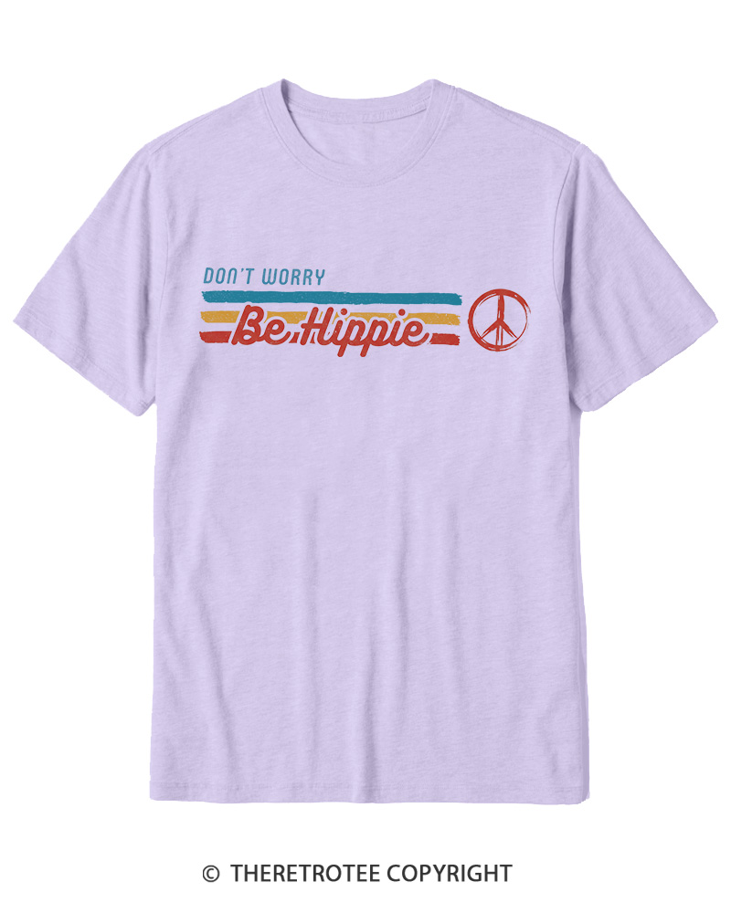 TheRetroTee Don't Worry, Be Happy 1970s Cotton T-Shirt