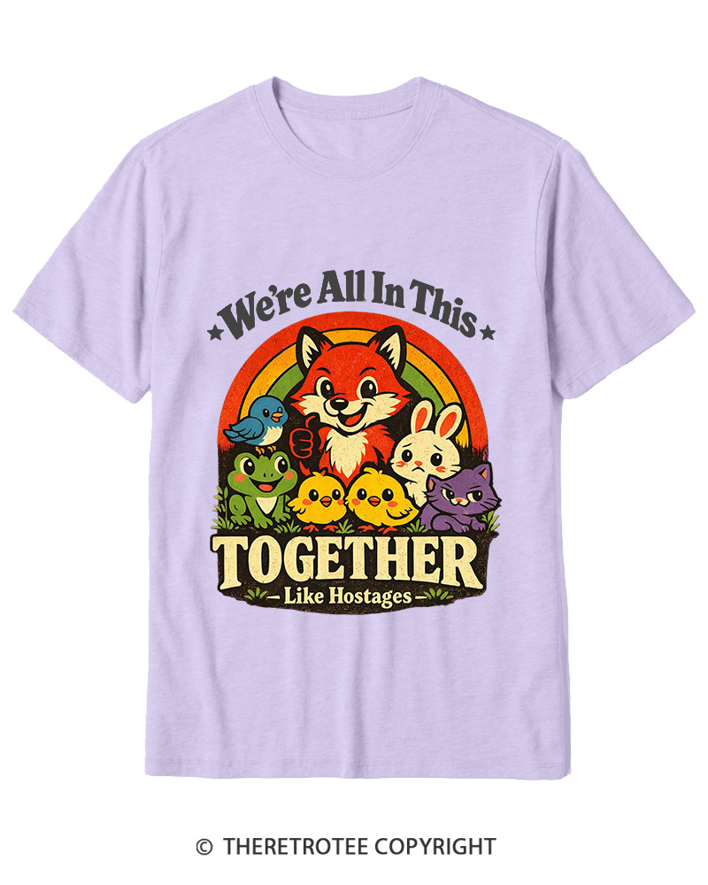 TheRetroTee We’re All In This Together  1970s Cotton T-Shirt