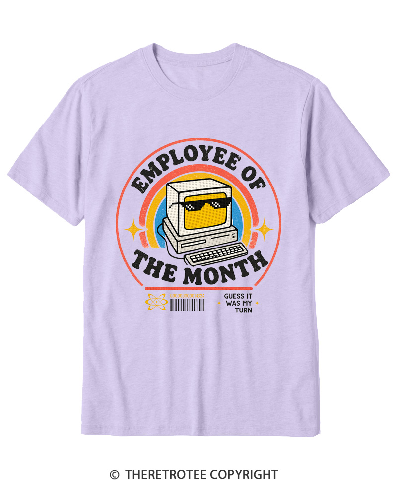 TheRetroTee Employee of the Month 1980s Cotton T-Shirt