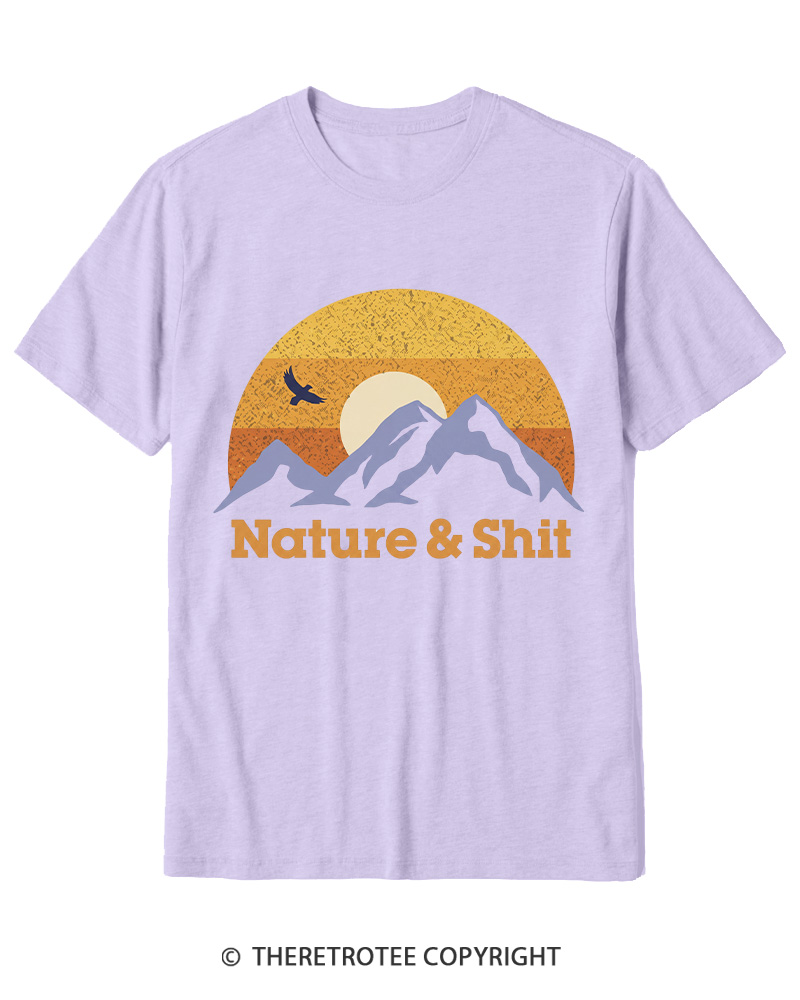 TheRetroTee Nature & Shit 1970s Cotton T-Shirt