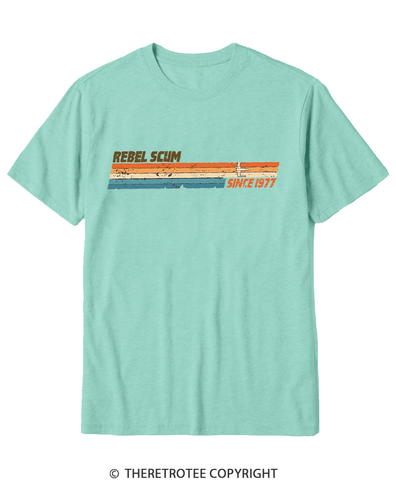 TheRetroTee Rebel Scum Leftist 1977 Cotton T-Shirt