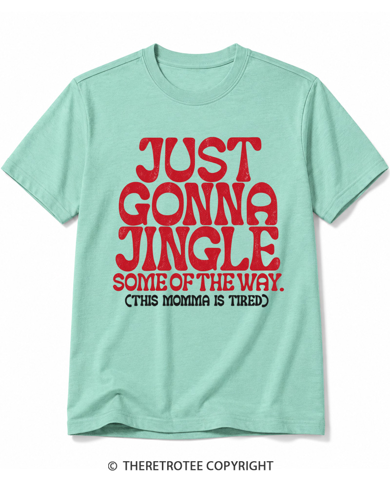 TheRetroTee Just Gonna Jingle 1970s Cotton T-Shirt