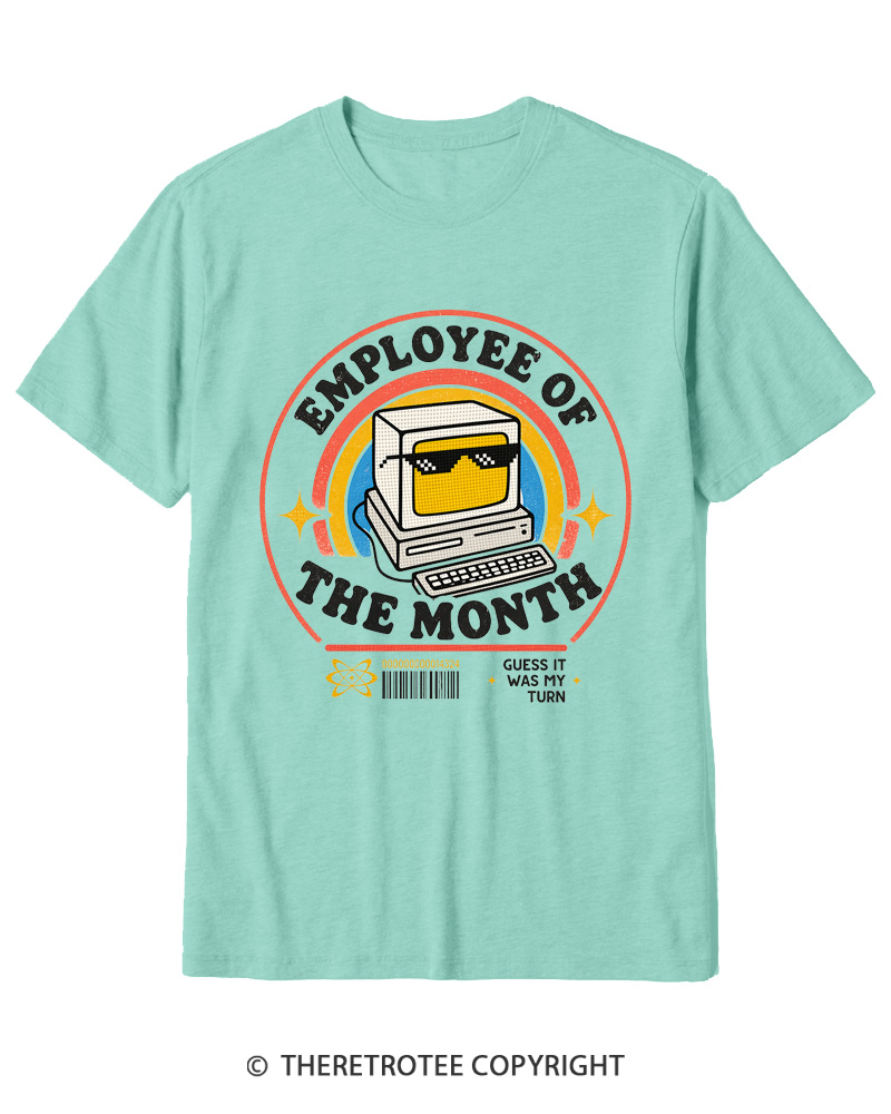 TheRetroTee Employee of the Month 1980s Cotton T-Shirt