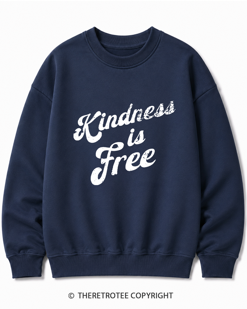 TheRetroTee Be Kind 1960s Cotton Sweatshirt