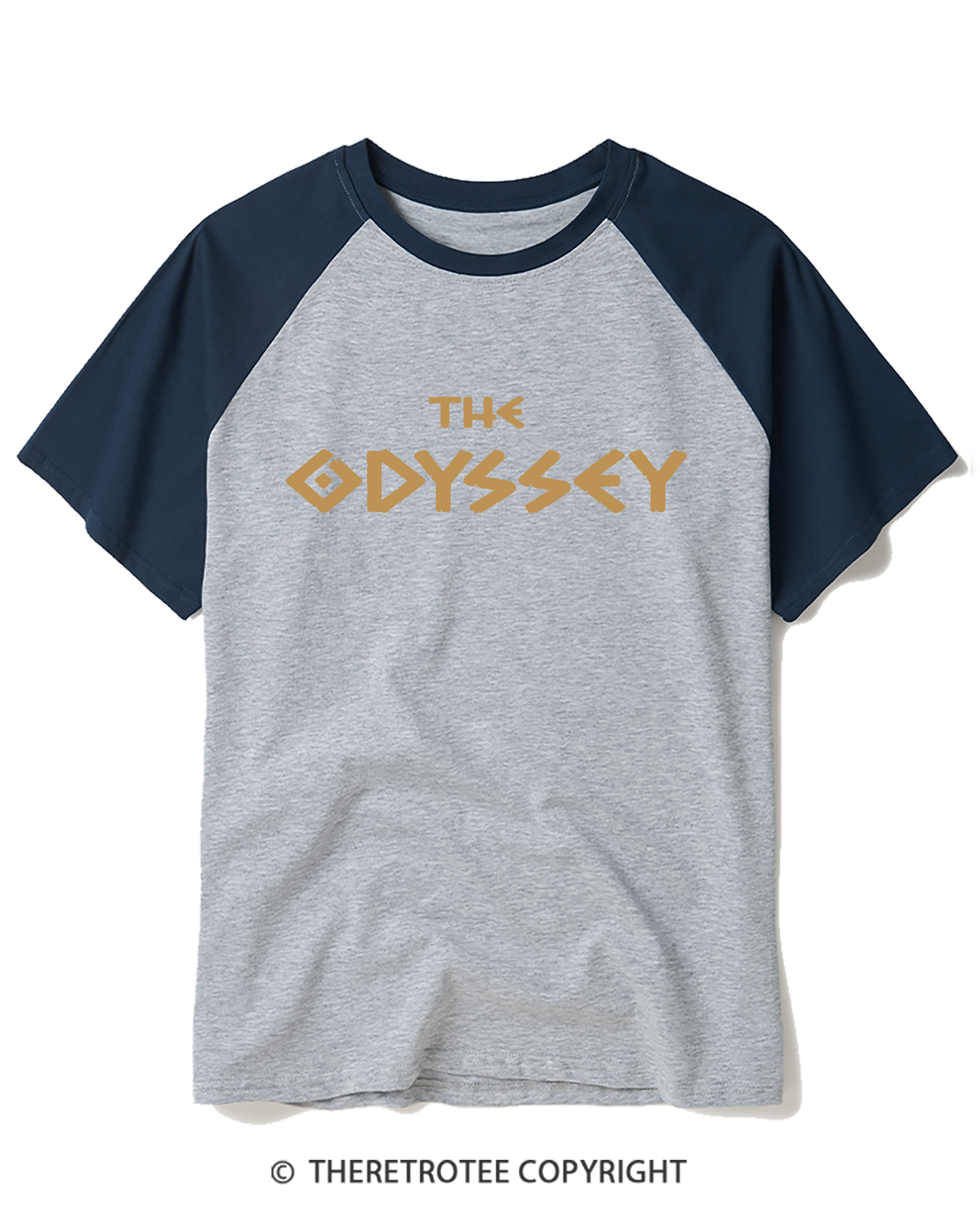 TheRetroTee the Odyssey Raglan Baseball T-Shirt