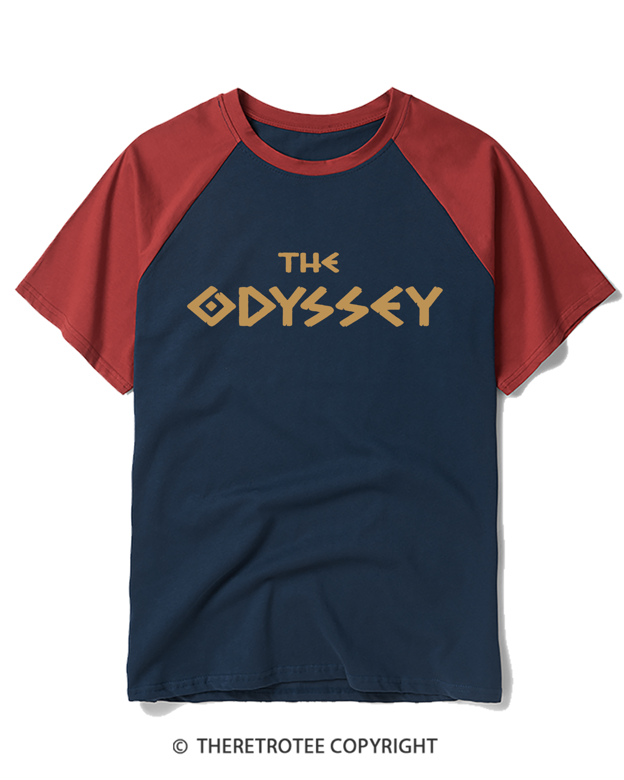 TheRetroTee the Odyssey Raglan Baseball T-Shirt