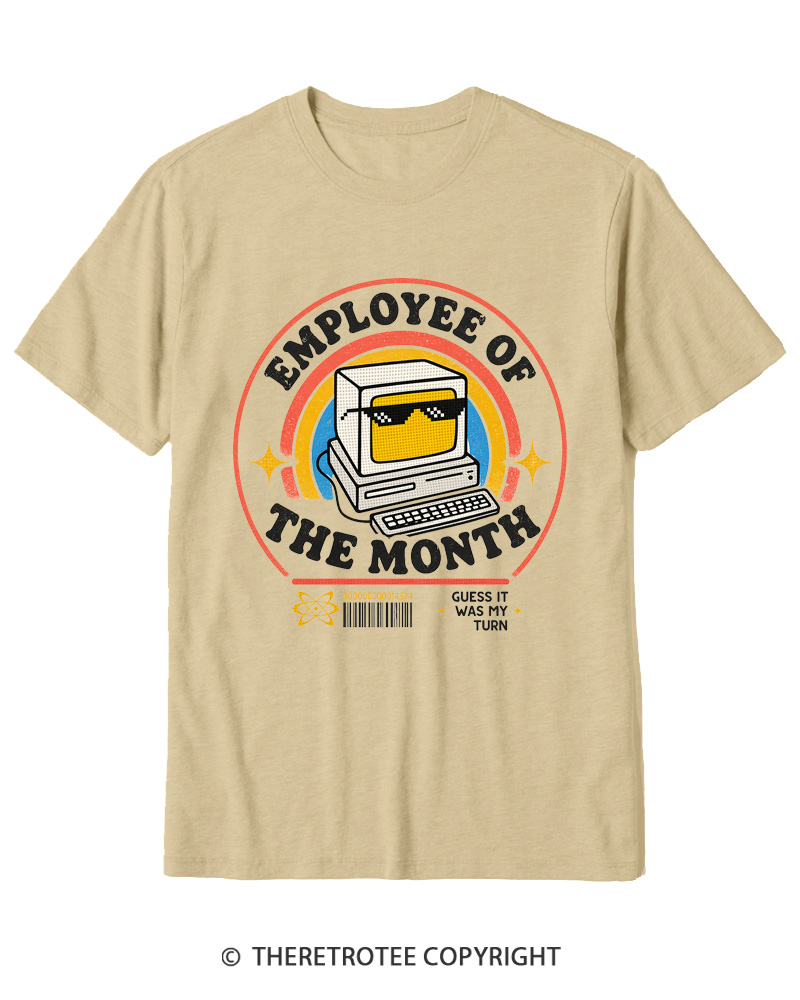TheRetroTee Employee of the Month 1980s Cotton T-Shirt