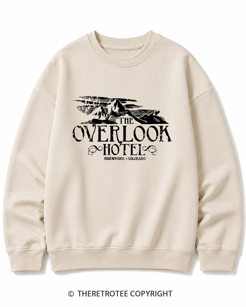 TheRetroTee The Overlook Hotel 1980s Cotton Sweatshirt