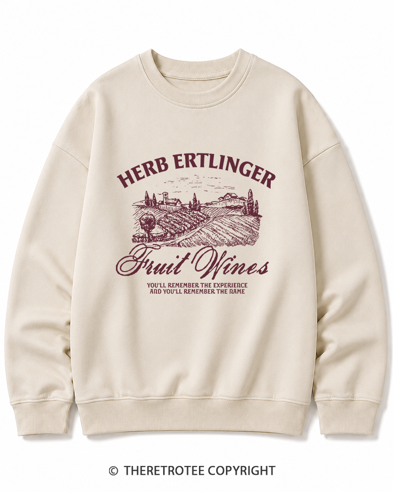 TheRetroTee Fruit Wines 2010s Cotton Sweatshirt