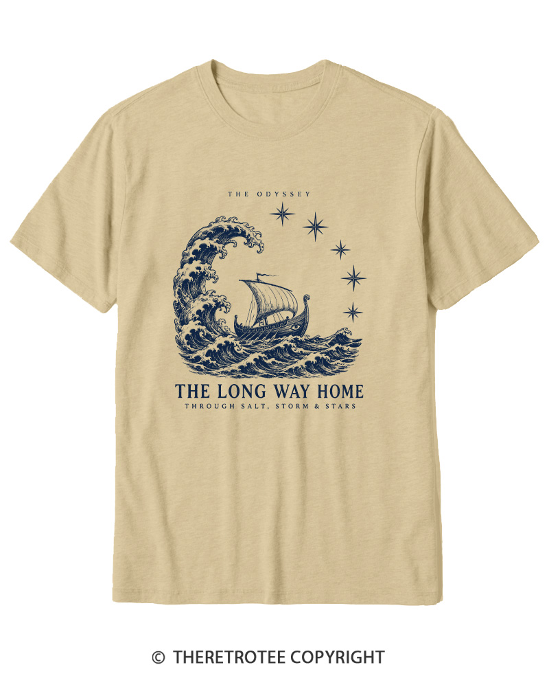 TheRetroTee Classical the Odyssey Cotton T-Shirt