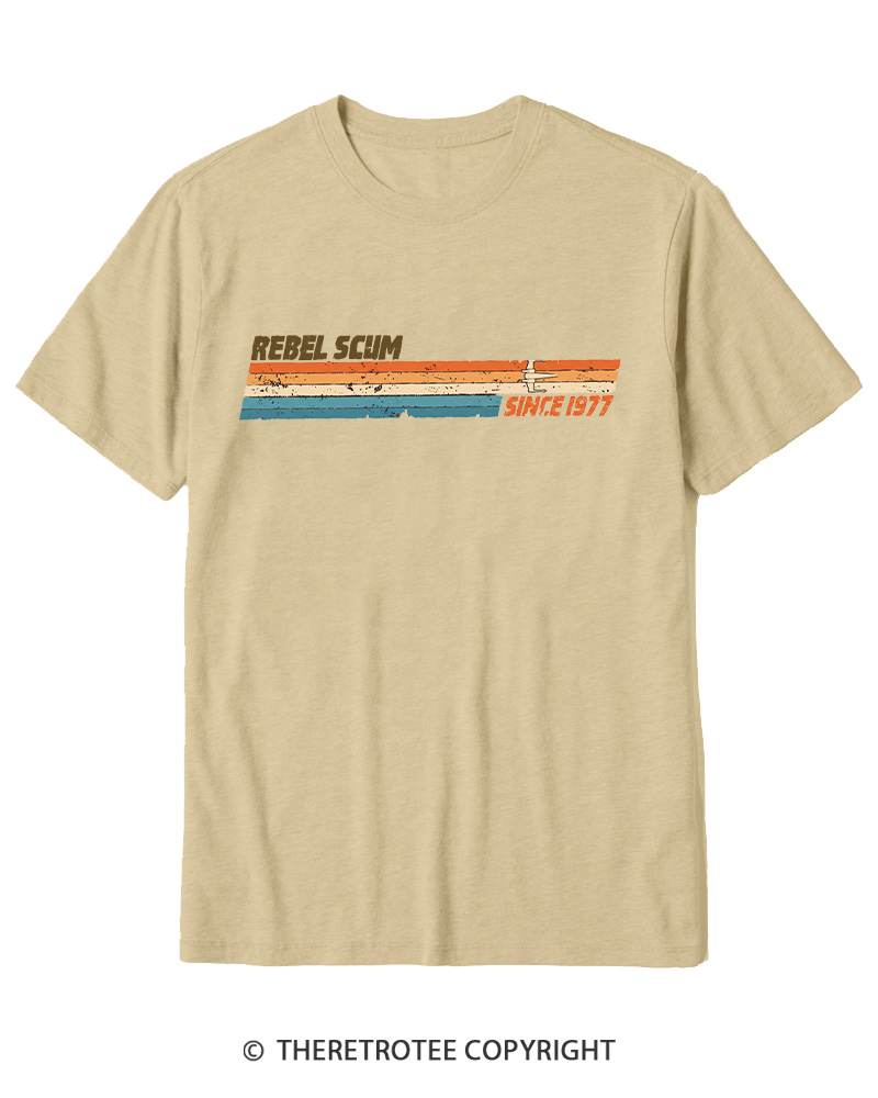 TheRetroTee Rebel Scum Leftist 1977 Cotton T-Shirt