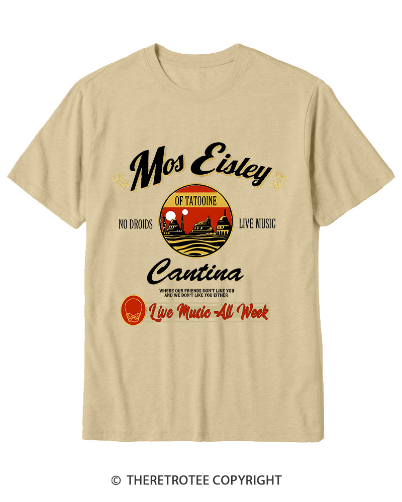 TheRetroTee Live Music All Week 1980s Cotton T-Shirt