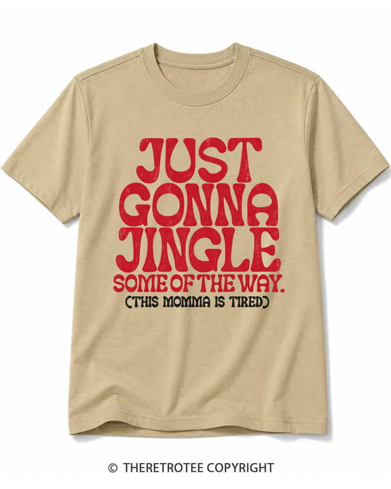 TheRetroTee Just Gonna Jingle 1970s Cotton T-Shirt