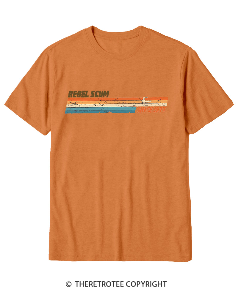 TheRetroTee Rebel Scum Leftist 1977 Cotton T-Shirt