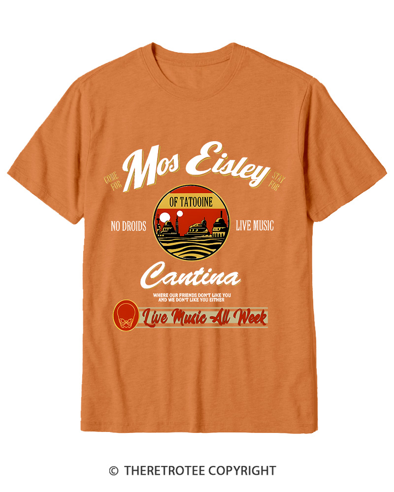 TheRetroTee Live Music All Week 1980s Cotton T-Shirt