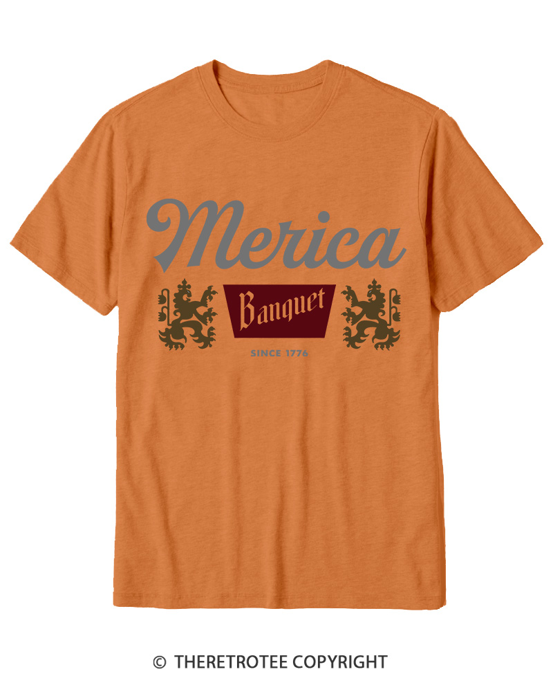 TheRetroTee Merica Banquet Beer Cotton T-Shirt