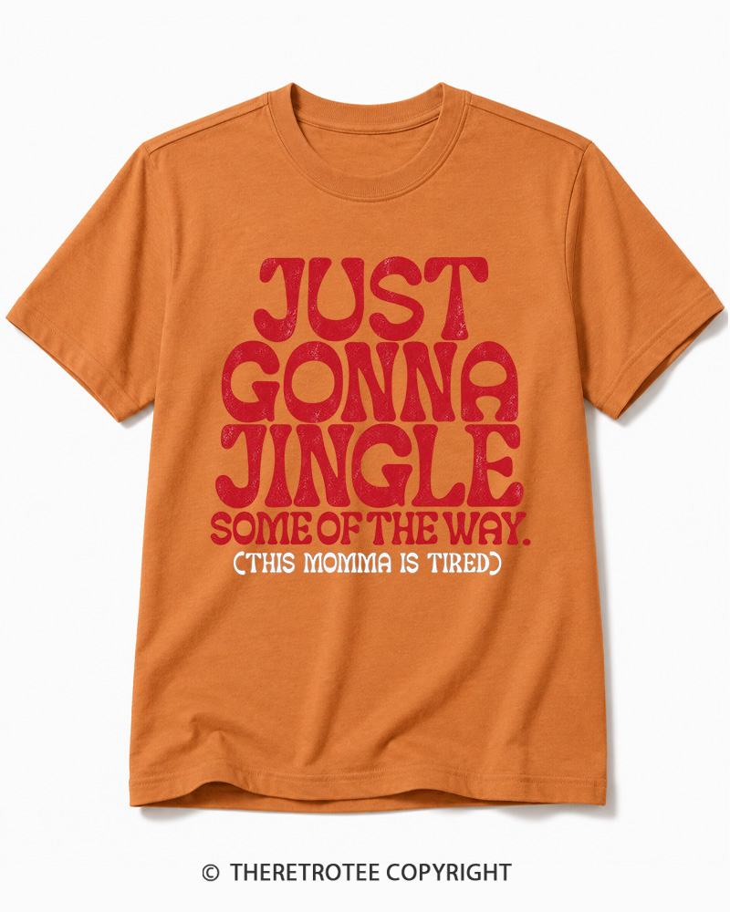 TheRetroTee Just Gonna Jingle 1970s Cotton T-Shirt
