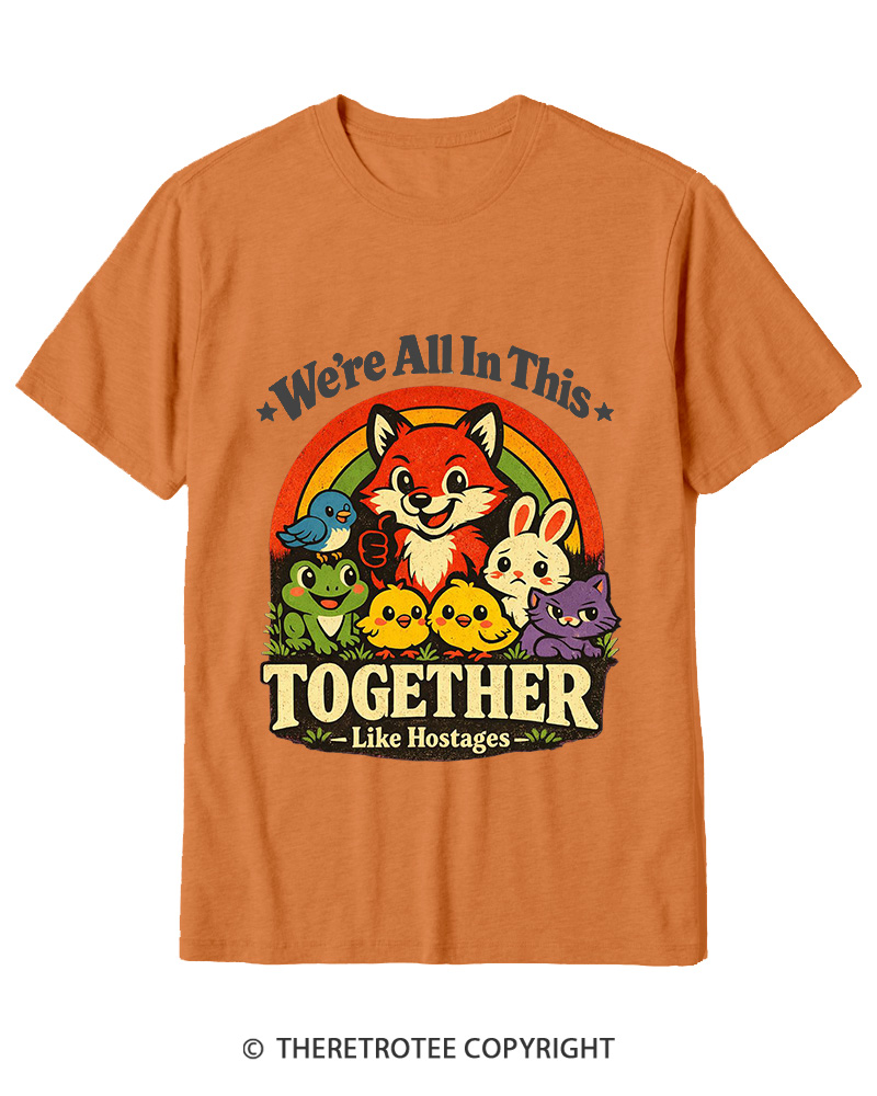 TheRetroTee We’re All In This Together  1970s Cotton T-Shirt