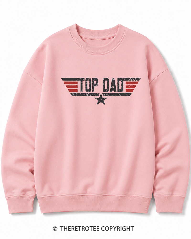TheRetroTee Top Dad 1980s Cotton Sweatshirt