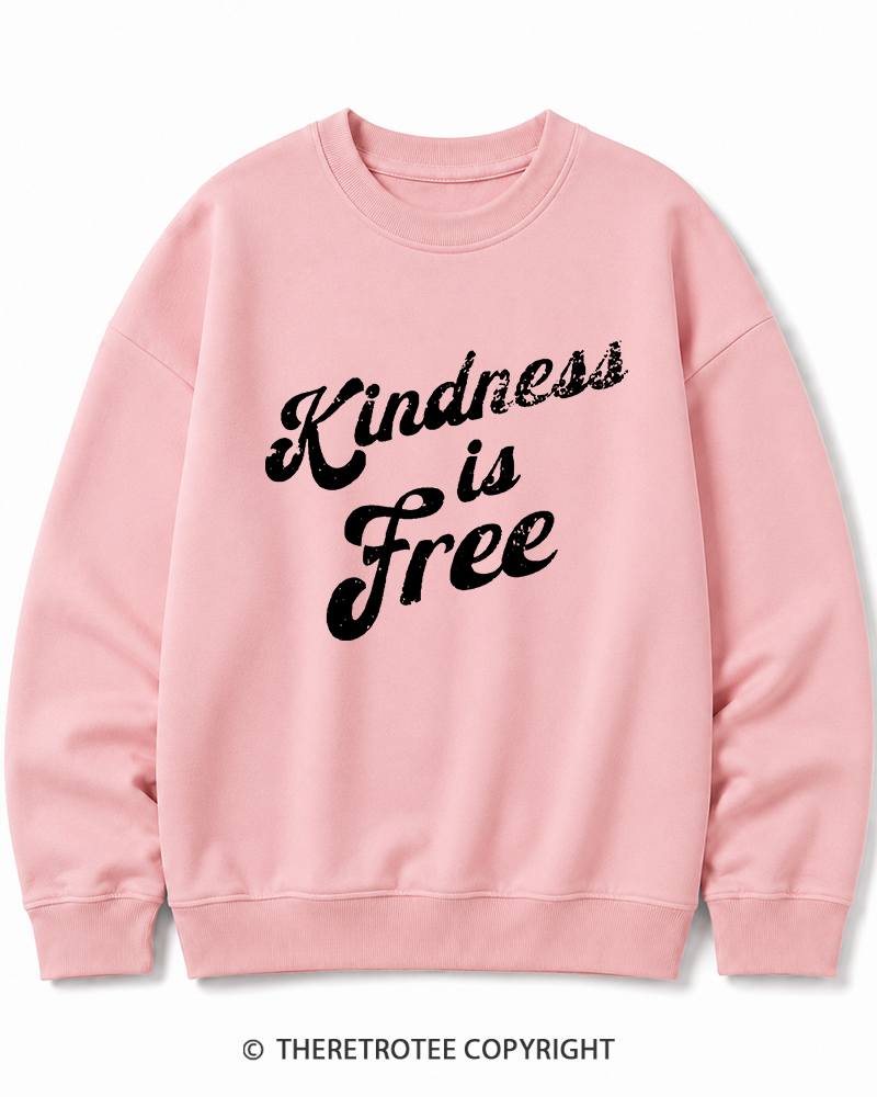 TheRetroTee Be Kind 1960s Cotton Sweatshirt