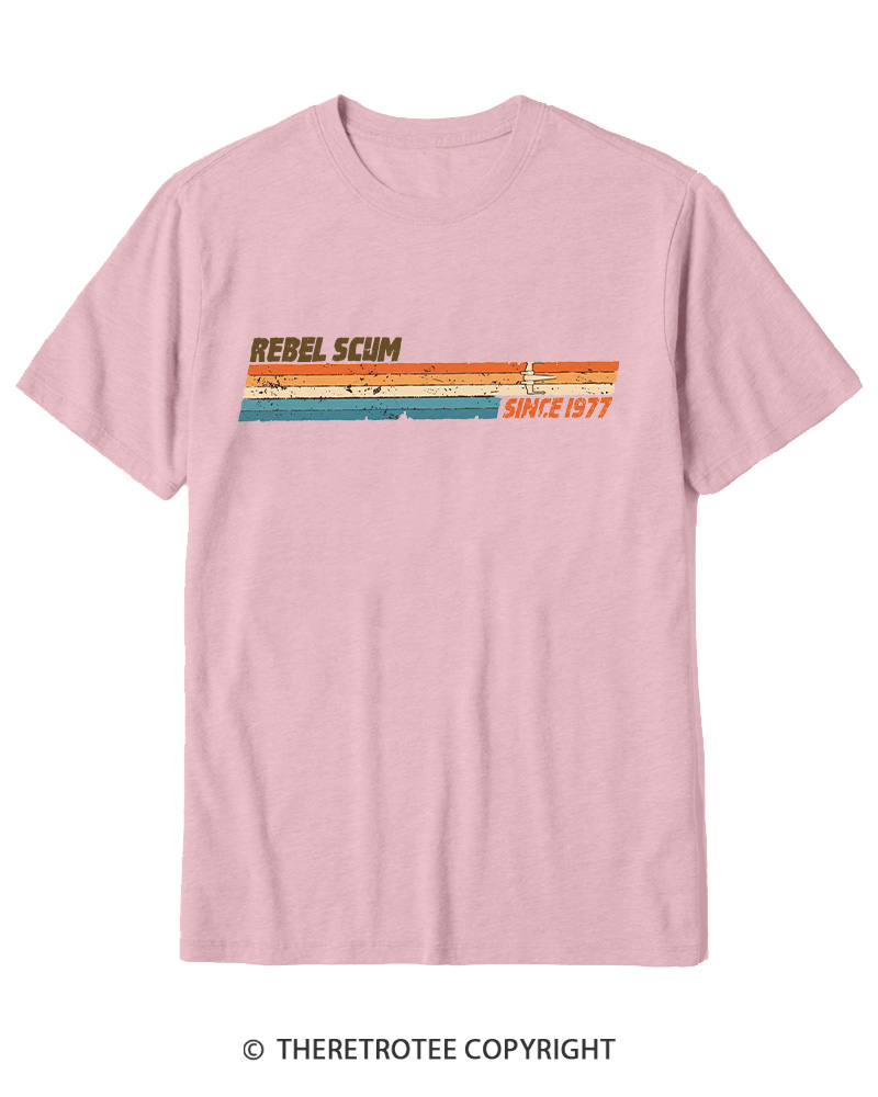 TheRetroTee Rebel Scum Leftist 1977 Cotton T-Shirt
