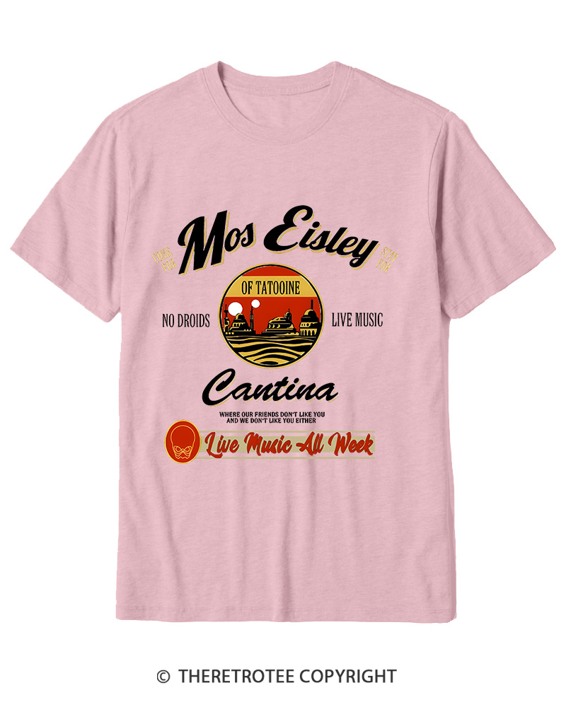TheRetroTee Live Music All Week 1980s Cotton T-Shirt