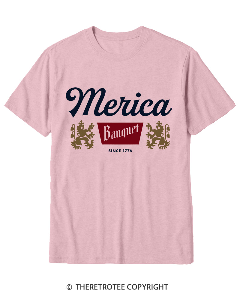 TheRetroTee Merica Banquet Beer Cotton T-Shirt