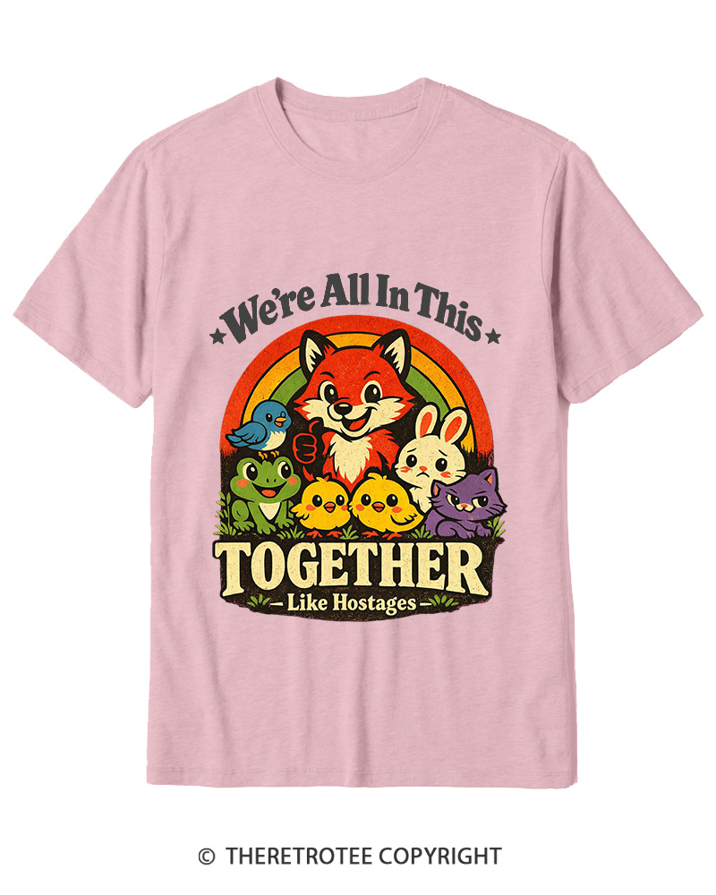 TheRetroTee We’re All In This Together  1970s Cotton T-Shirt