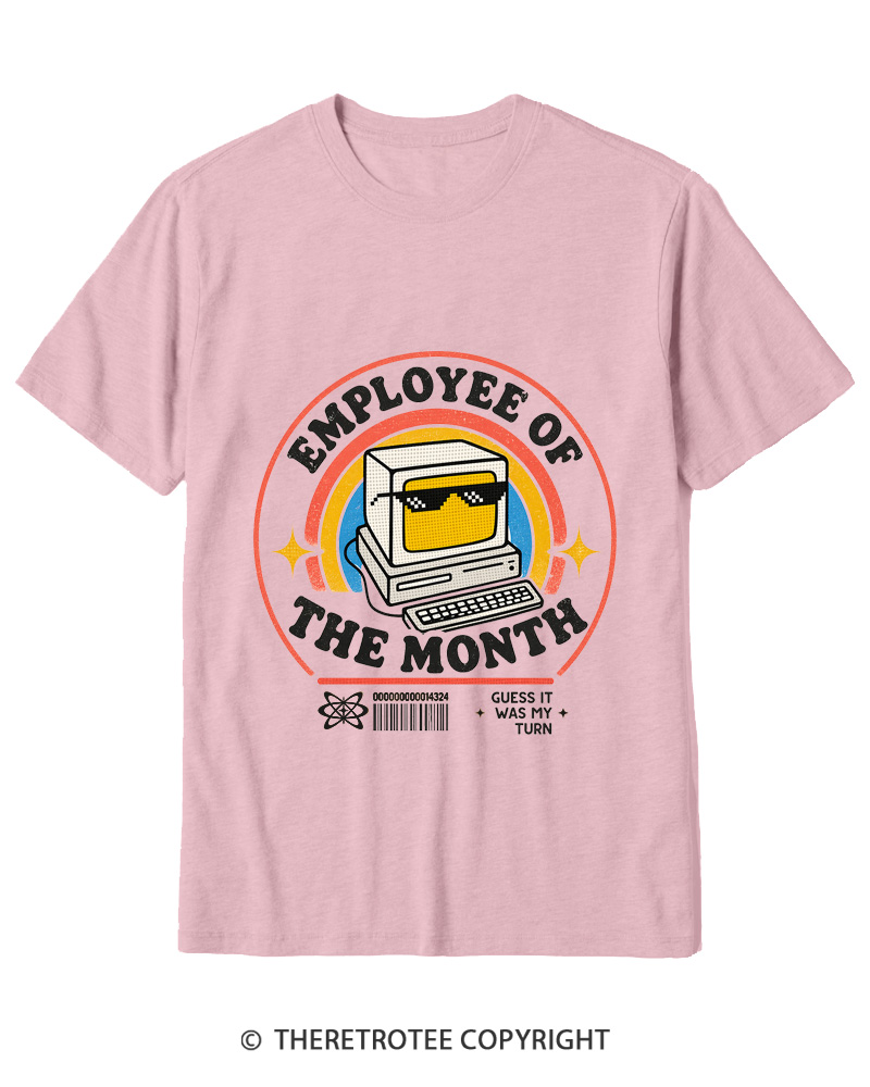 TheRetroTee Employee of the Month 1980s Cotton T-Shirt