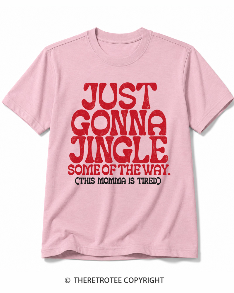 TheRetroTee Just Gonna Jingle 1970s Cotton T-Shirt