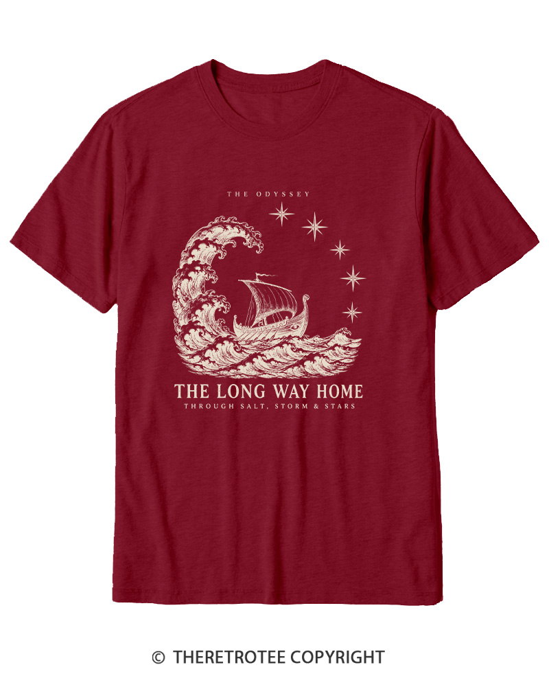TheRetroTee Classical the Odyssey Cotton T-Shirt